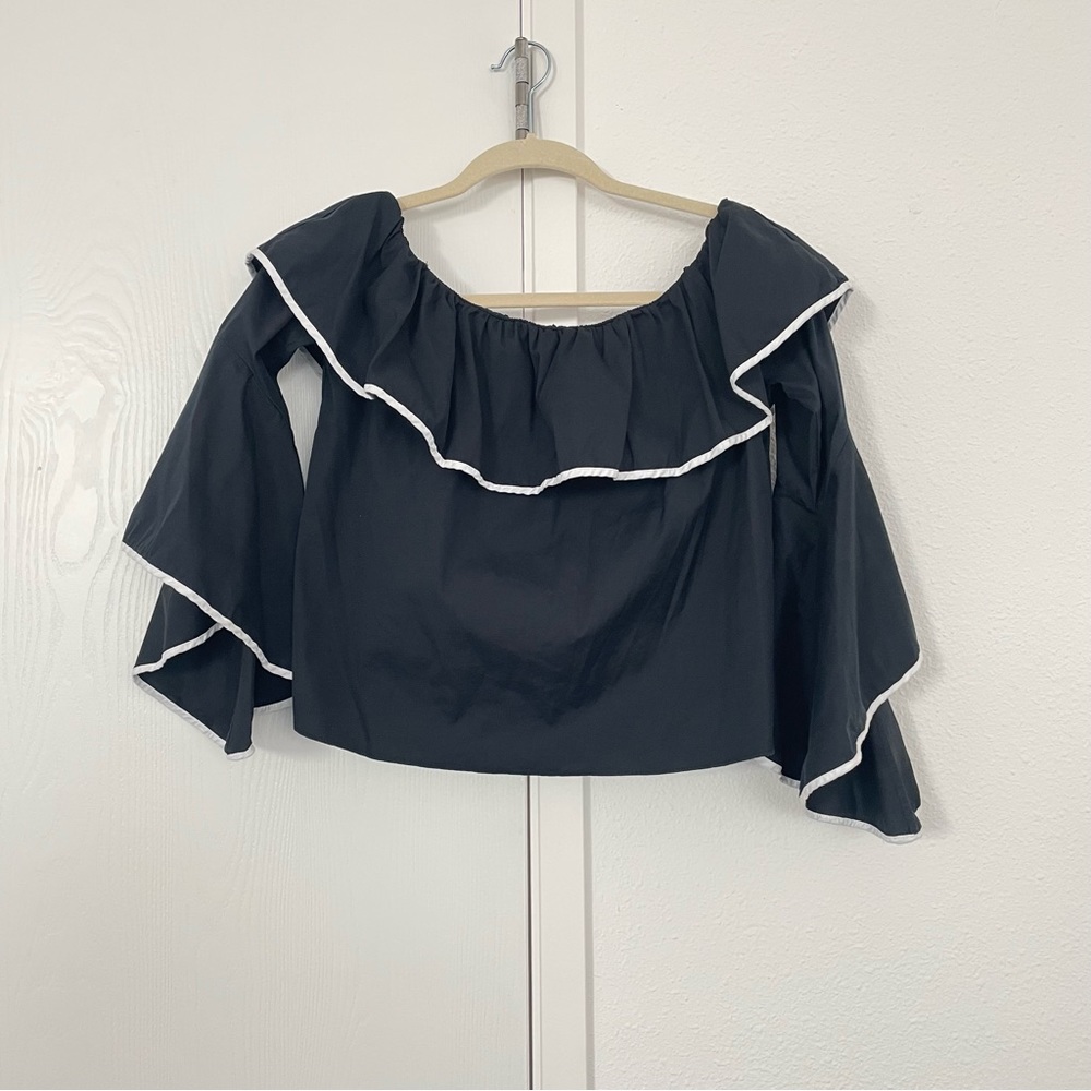 Zara drop shouler top